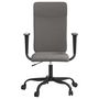 Voir la diapositive 3 : VIDAXL Chaise de bureau reglable en hauteur gris fonce tissu