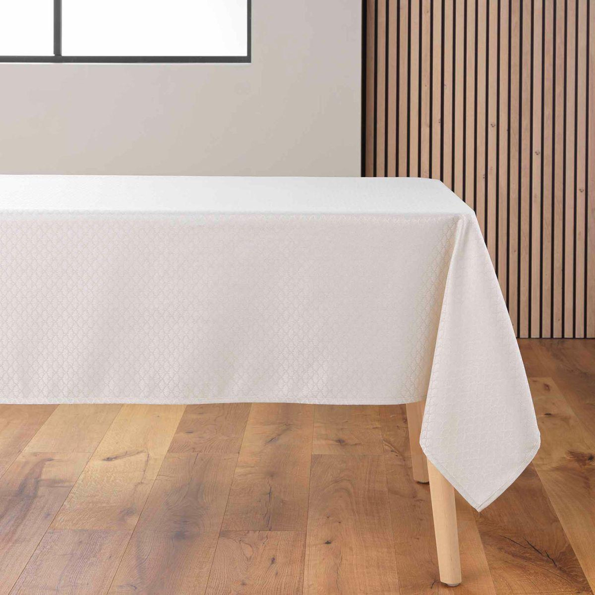 Douceur d'Intérieur Nappe jacquard imprimé  artea  140x240cm naturel