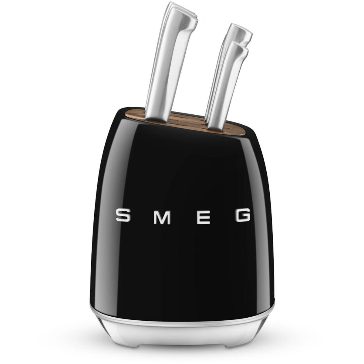 SMEG Bloc couteaux 6 pcs multi-usages noir