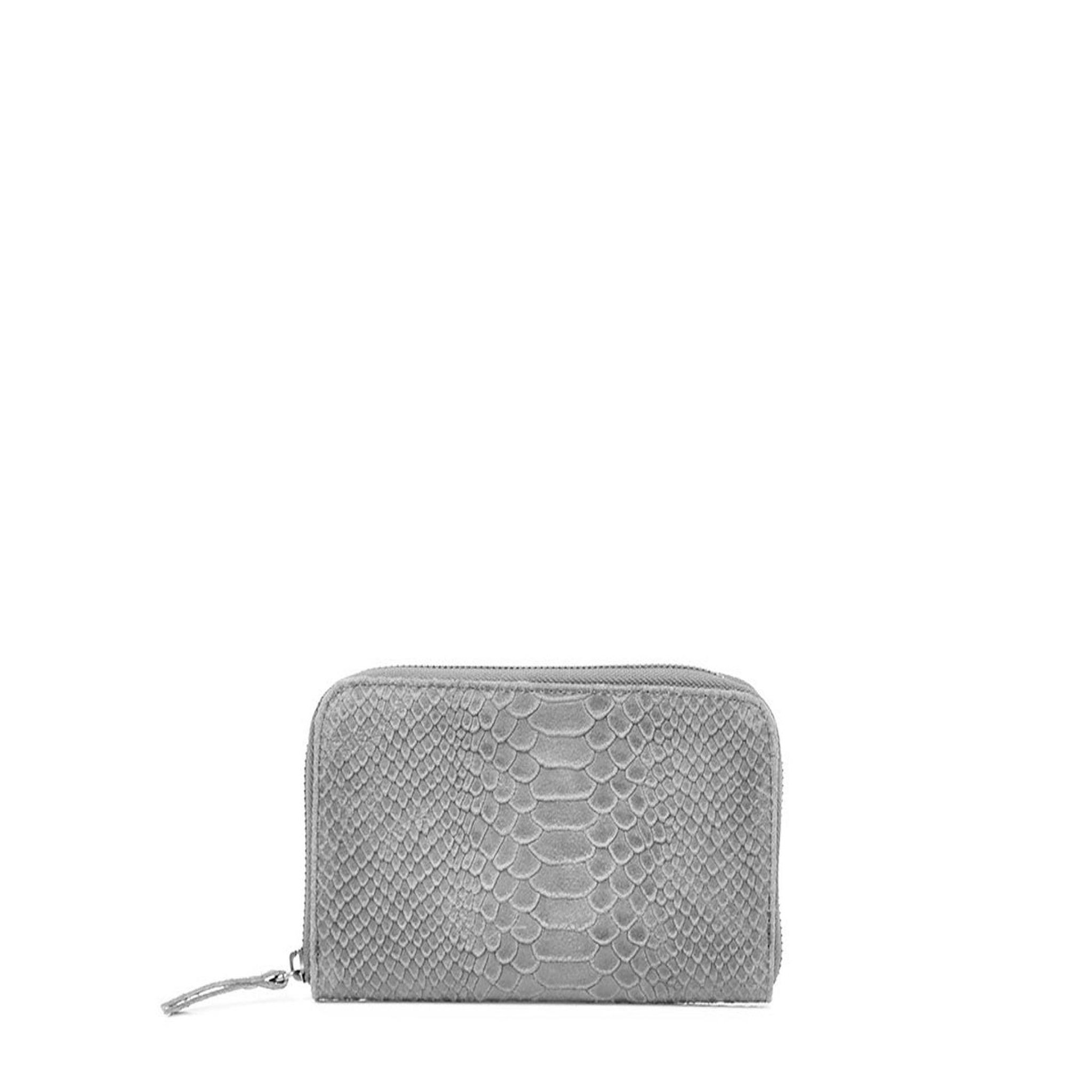 CARLA BELOTTI CARLA BELOTTI - Portefeuille Compagnon CASEY 11 cm. Coloris disponibles : Gris