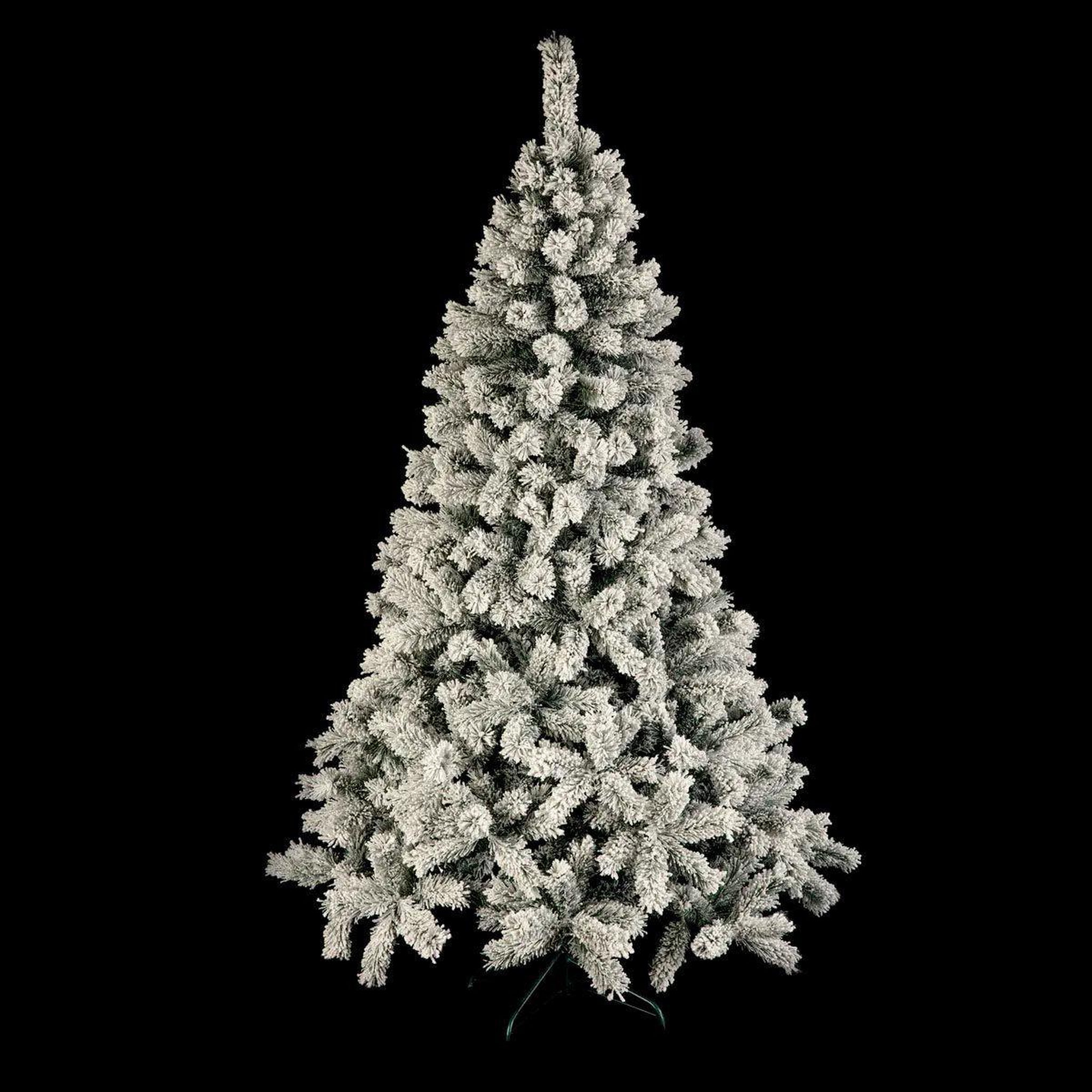 FEERIC LIGHT & CHRISTMAS Sapin de noël artificiel floqué  windy peak  150cm blanc