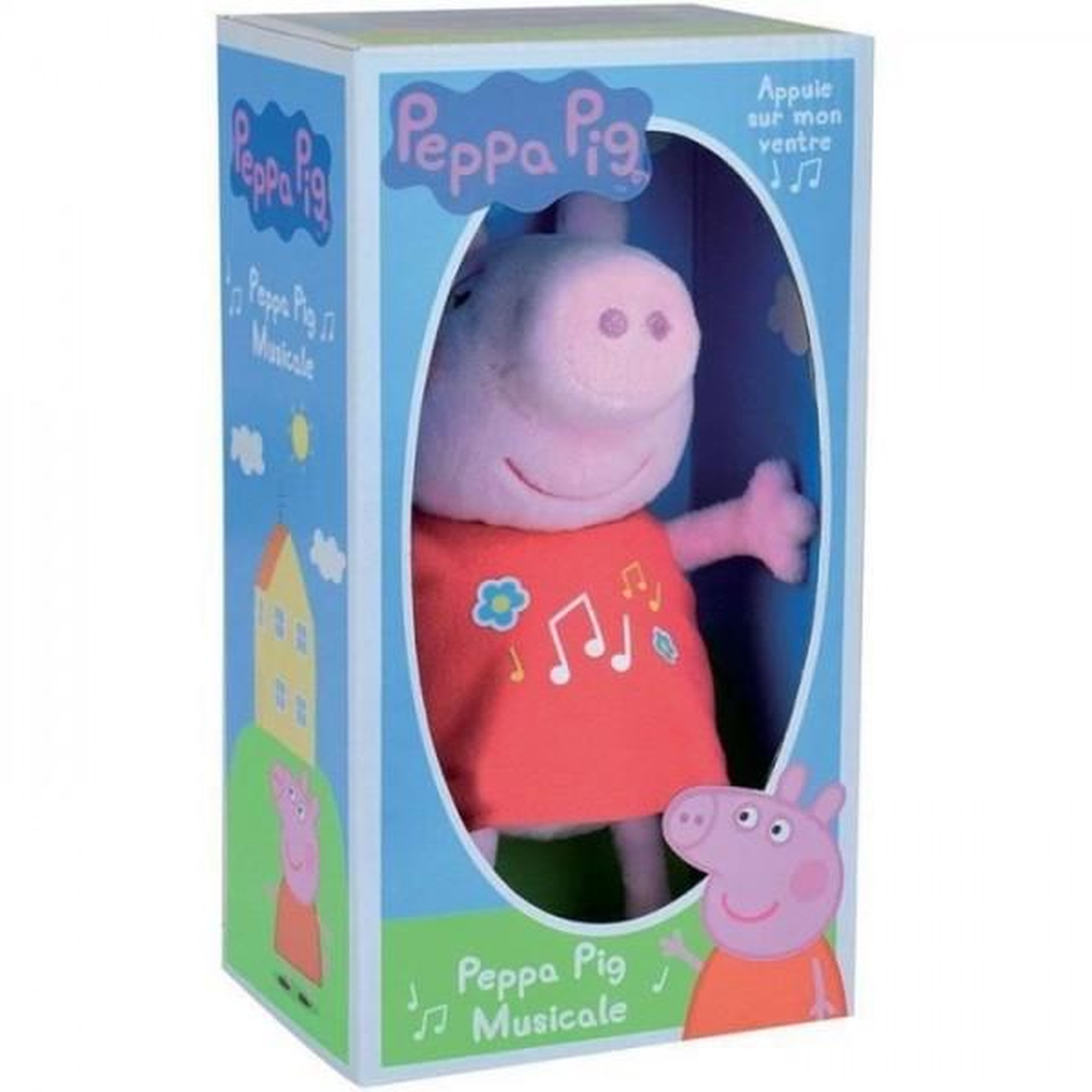 Voir la diapositive 3 : JEMINI PEPPA PIG Peluche musicale ± 20 cm