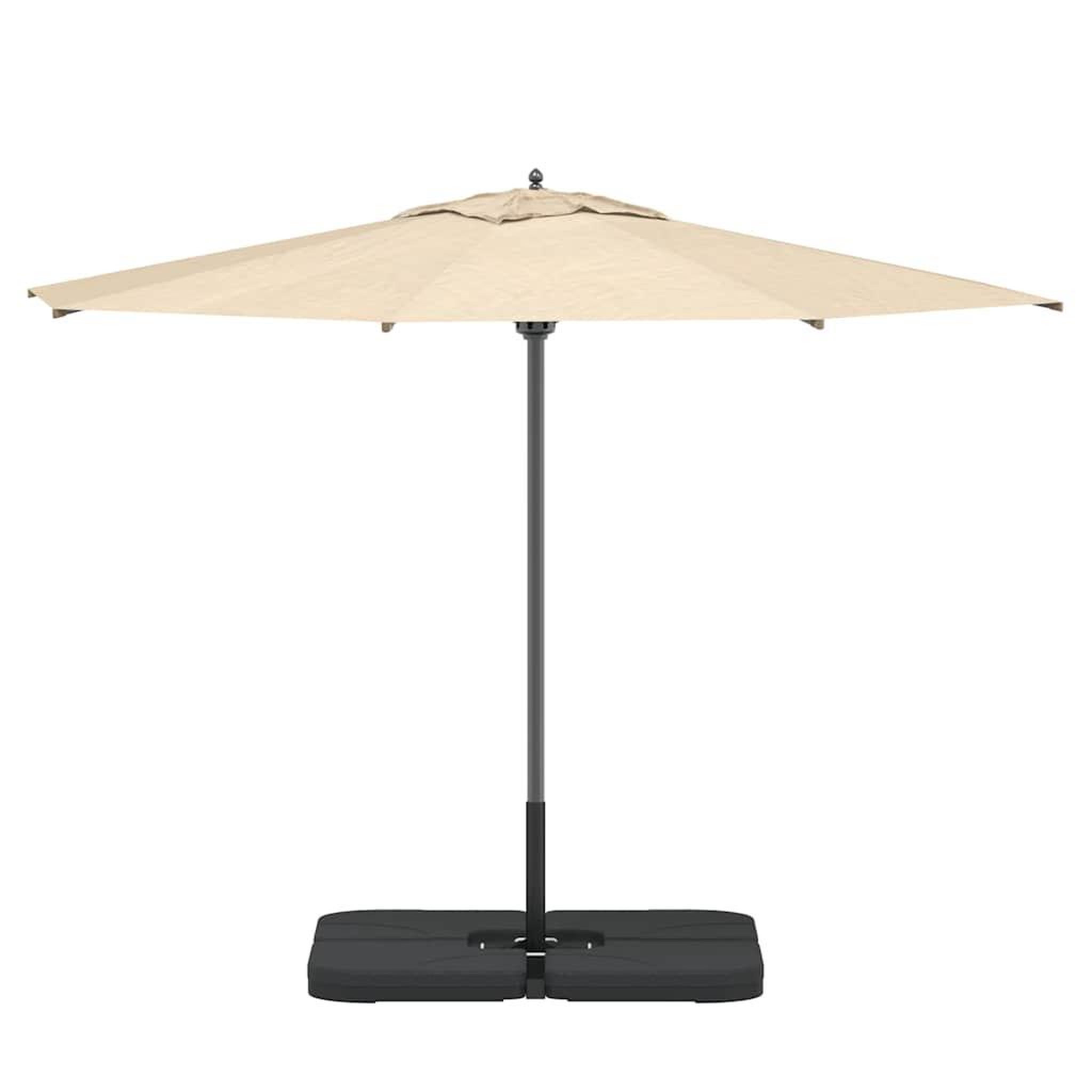 Voir la diapositive 4 : VIDAXL Base de parasol portable sable/eau 60 l