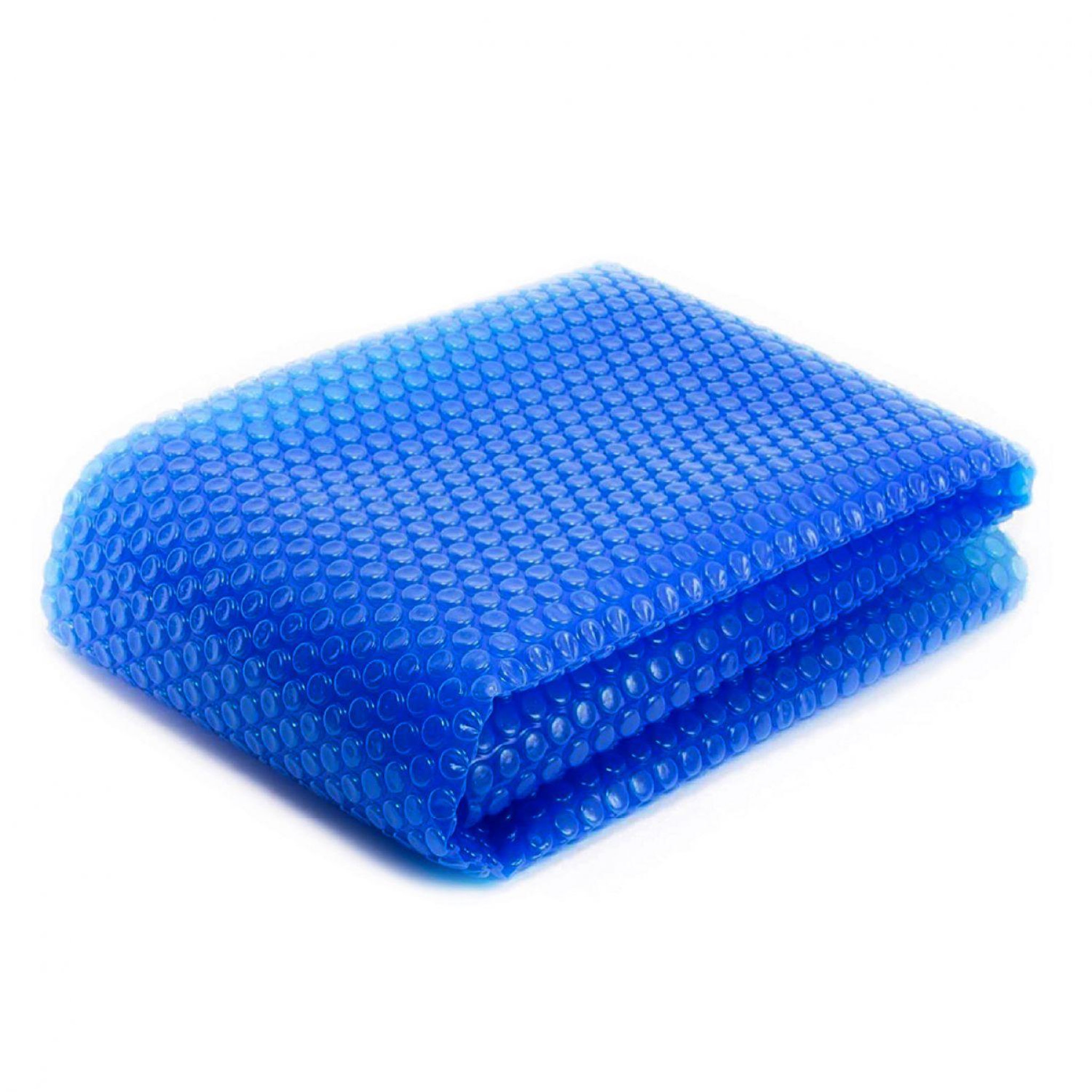 Voir la diapositive 2 : LINXOR Bâche à bulles sur mesure pour piscine - 300 microns - Bleu