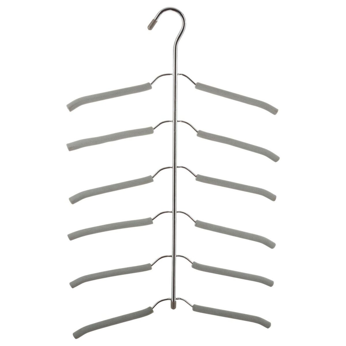 ID SPACE Cintre pour 6 chemises - En métal - Gris