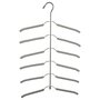 Voir la diapositive 1 : ID SPACE Cintre pour 6 chemises - En métal - Gris