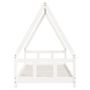 Voir la diapositive 4 : VIDAXL Cadre de lit pour enfants blanc 90x200 cm bois de pin massif
