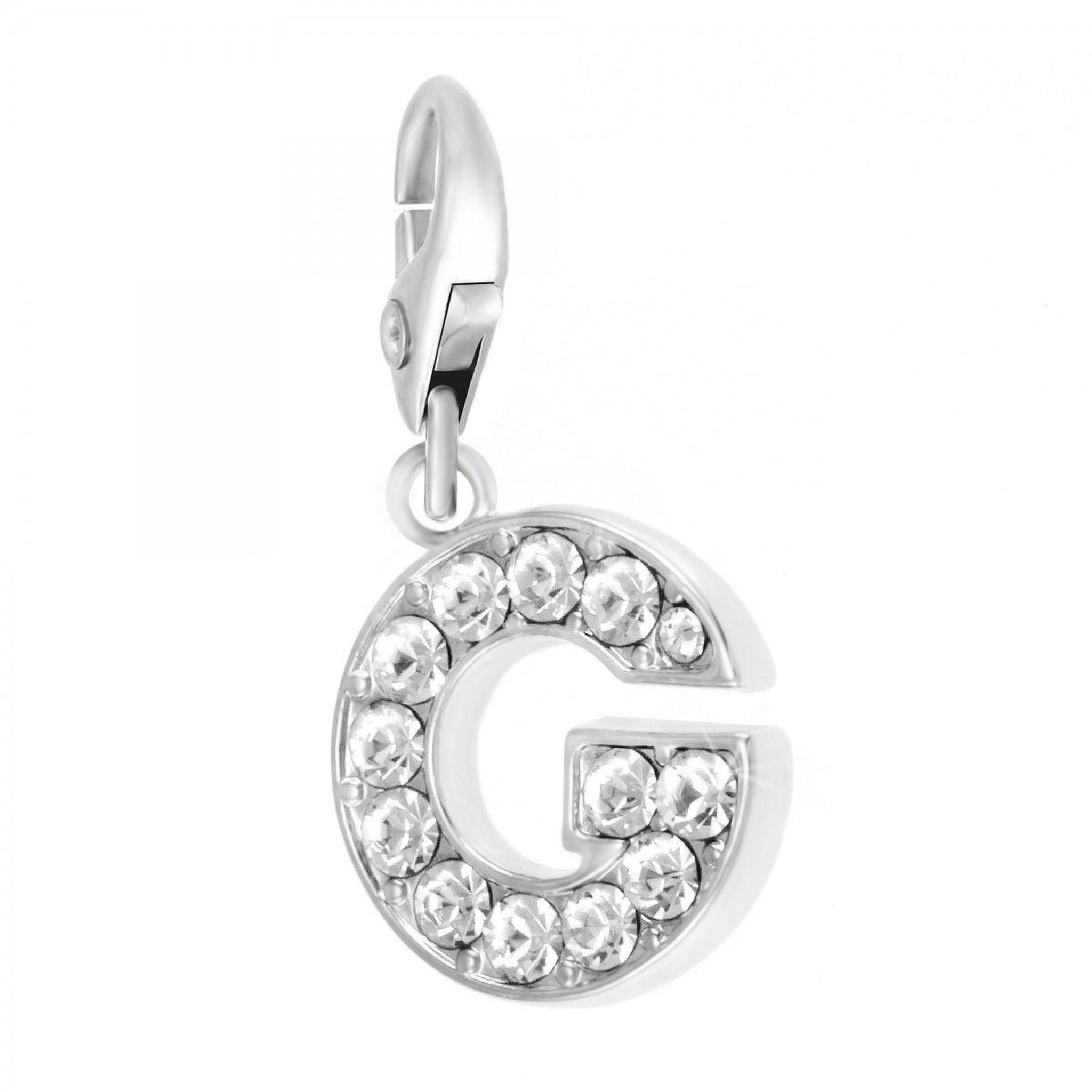 SC CRYSTAL Charm Lettre G SC Crystal orné de Cristaux scintillants