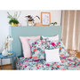 Voir la diapositive 2 : Home collection Parure housse de couette coton bio 57fils/cm-flore