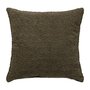 Voir la diapositive 1 : ATMOSPHERA Coussin Déco Bouclette  Soana  45x45cm Vert Kaki