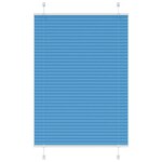 VIDAXL Store plisse bleu 90x100 cm largeur du tissu 89,4 cm polyester