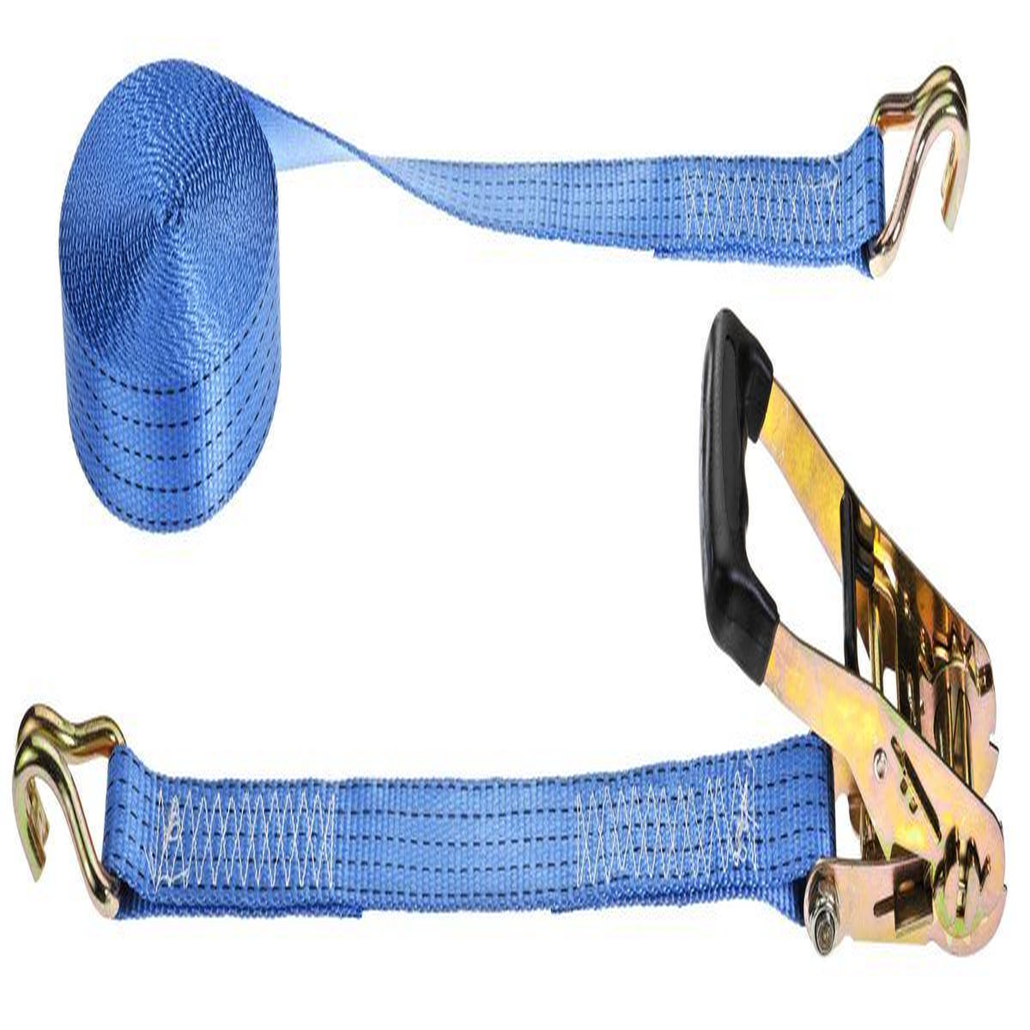 OUTIFRANCE Sangle d'arrimage à crochets bord de rive - 12m x 25mm