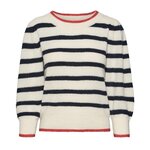 Vero Moda Pull Marinière Femme Vero Moda Vigga. Coloris disponibles : Beige