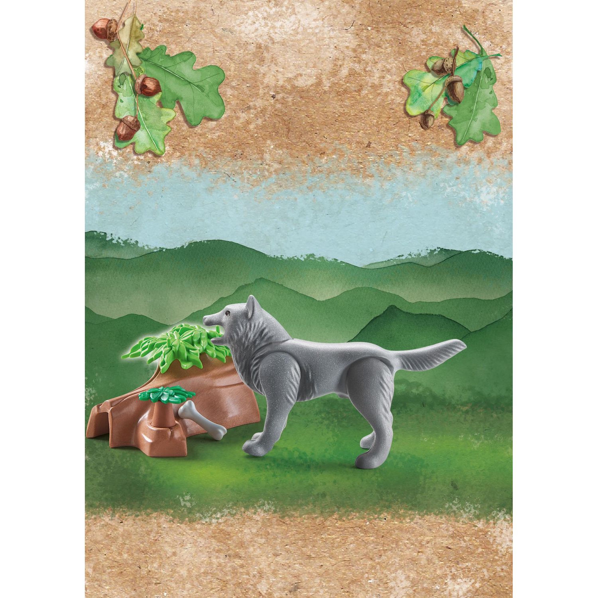 Voir la diapositive 2 : PLAYMOBIL 71056 - Wiltopia - Loup