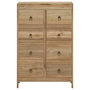 Voir la diapositive 2 : VIDAXL Commode 55x30x90 cm Bois massif de teck