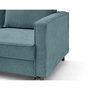 Voir la diapositive 5 : LISA DESIGN Jake - canapé d'angle gauche 4 places convertible avec coffre en tissu velours relief