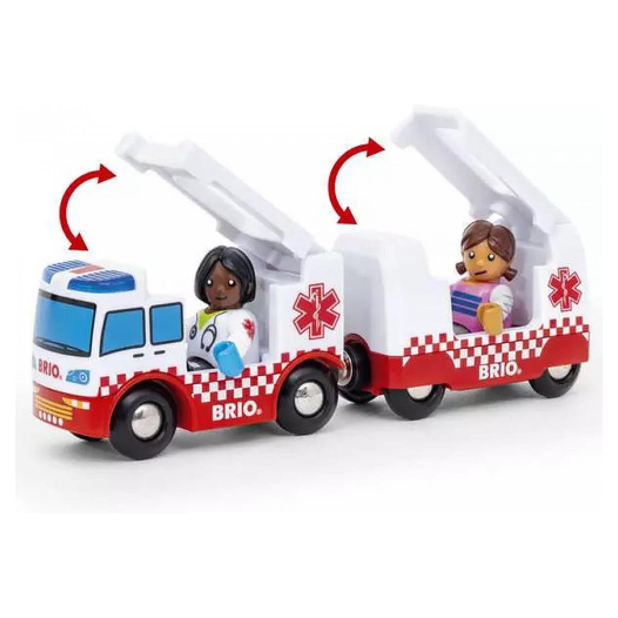 Voir la diapositive 4 : Brio 36035 Camion ambulance Son et lumiere - Nouvelle edition