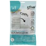 FIVE Housse de rangement sous-vide Taille L. Coloris disponibles : Transparent