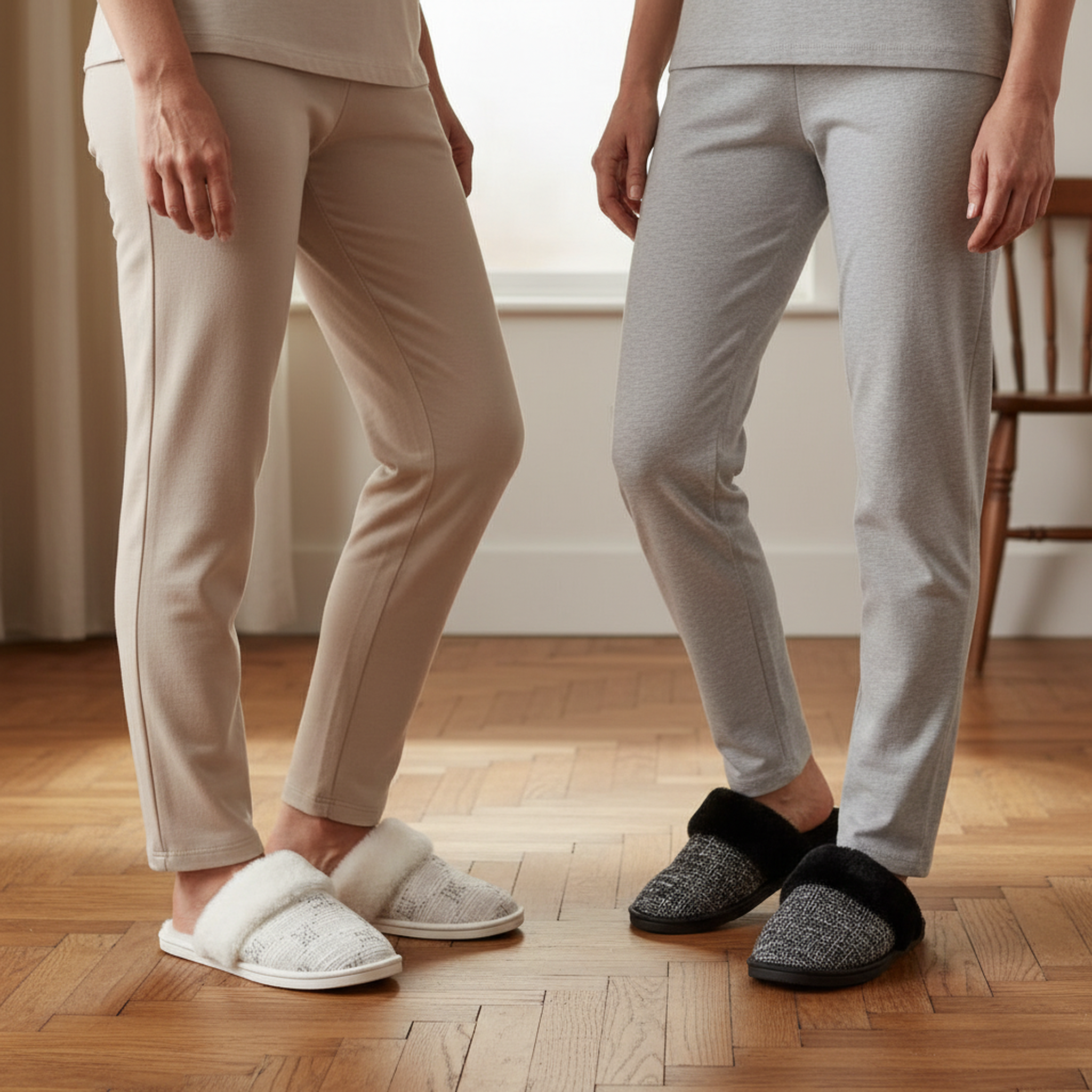 Voir la diapositive 2 : OZABI Cxl by christian lacroix pantoufles mules femme col fourrure pack 2 paires