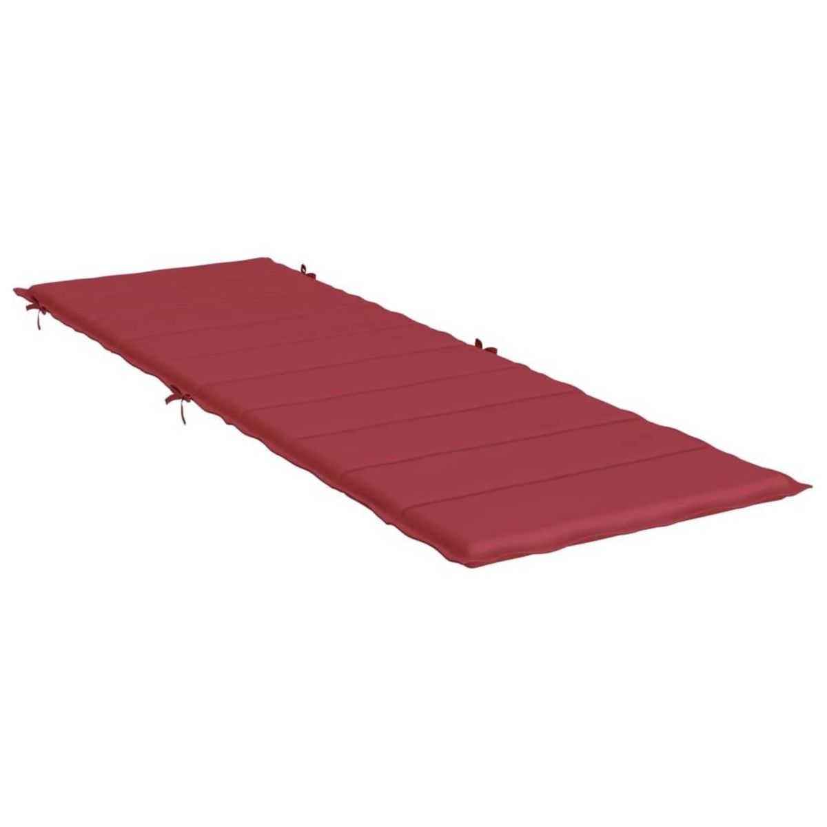 VIDAXL Coussin de chaise longue rouge bordeaux 186x58x3cm tissu oxford