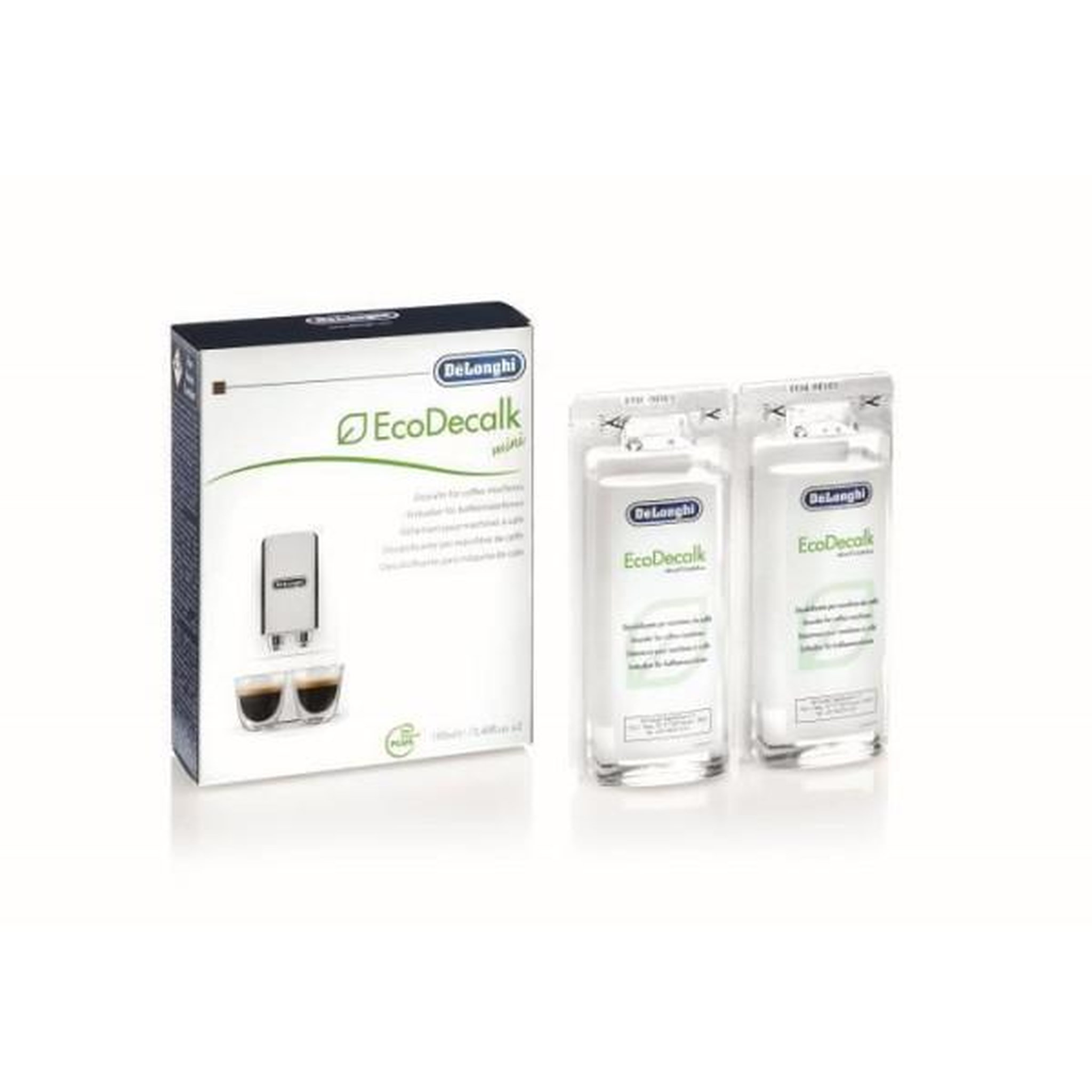 DELONGHI Delonghi dls c200 détartrant ecodecalk mini 2x100ml pour toutes les machines a café delonghi