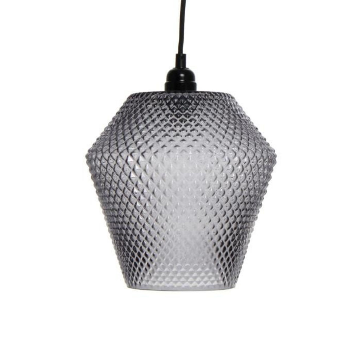 Paris Prix Lampe Suspension en Verre  Nomi  27cm Gris