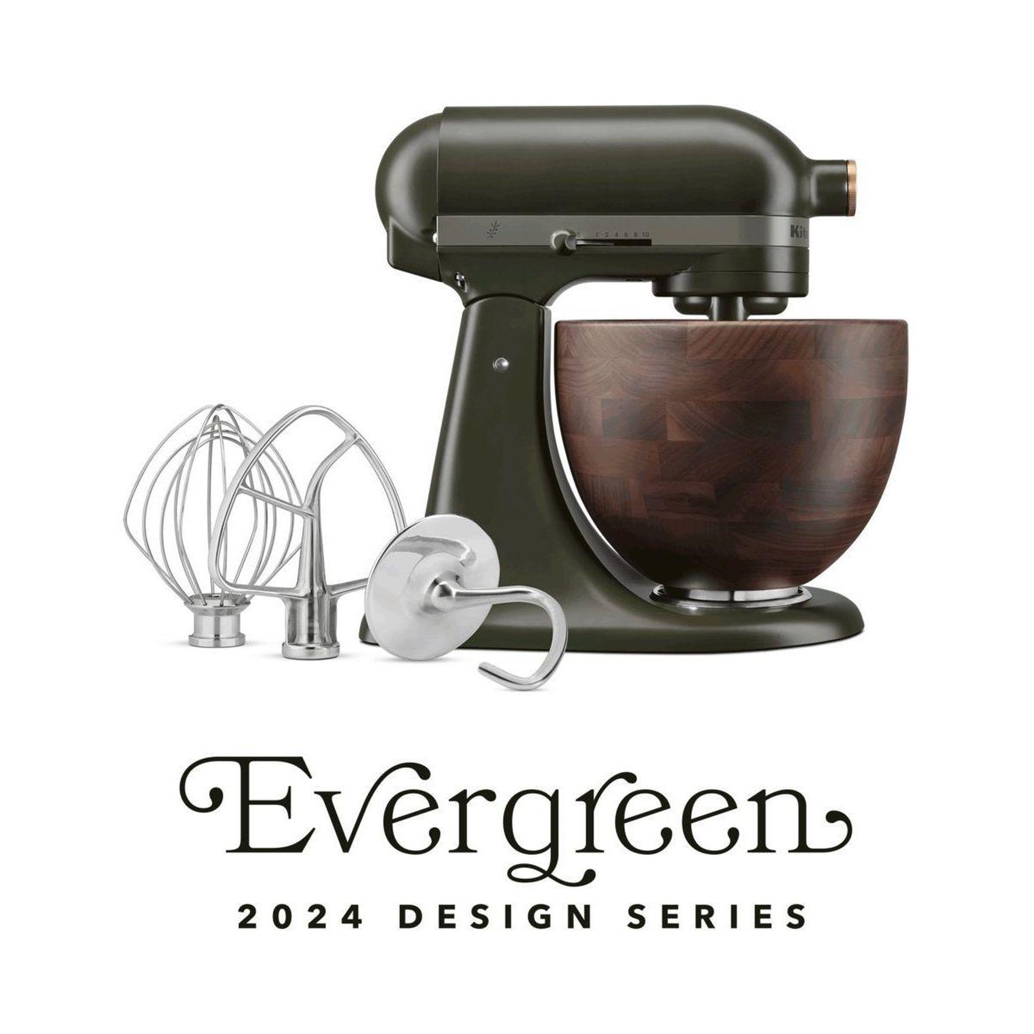 Voir la diapositive 3 : KitchenAid Robot pâtissier 5KSM180WSEEG Evergreen