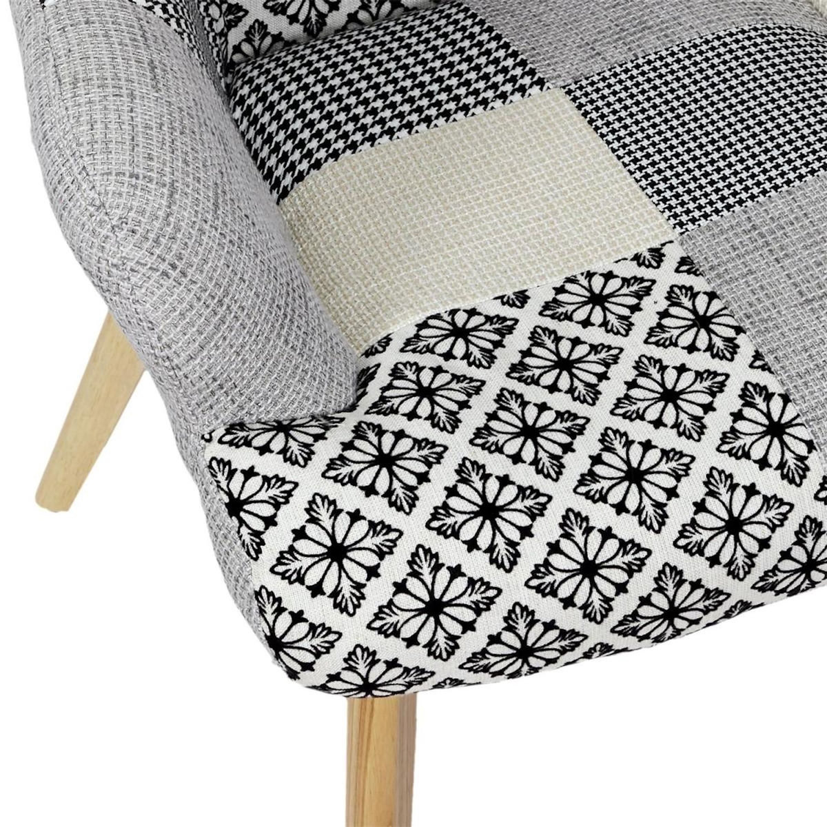 The Home Deco Factory Fauteuil de salon scandi Helsinki