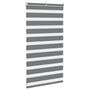 Voir la diapositive 4 : VIDAXL Store zebre gris fonce largeur du tissu 65,9 cm polyester