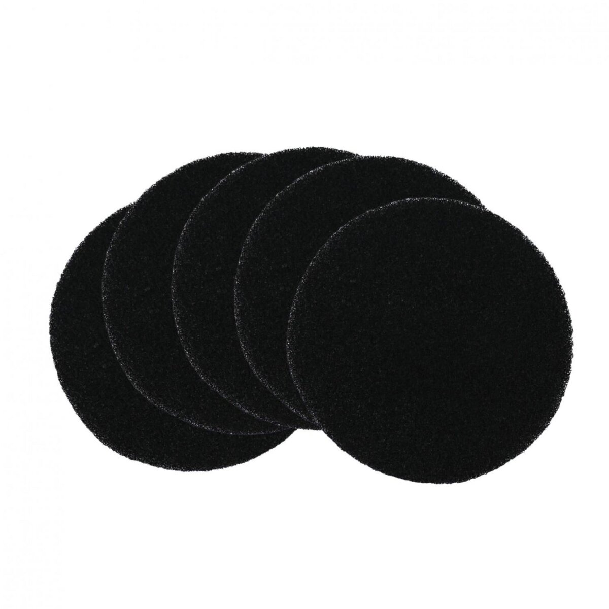 LINXOR Lot de 5 filtres à charbon actif pour composteur, poubelle à compost - Rond