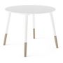 Voir la diapositive 6 : Set enfant 1 table 2 chaises blanc LINIA