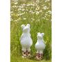 Voir la diapositive 3 : Paris Prix Statuette Déco  Grenouille Bottes  35cm Blanc