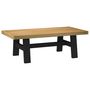 Voir la diapositive 5 : VIDAXL Table basse NOAIN pieds en forme de A 120x60x40 cm massif pin