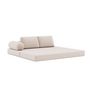 Voir la diapositive 4 : LISA DESIGN Lonny - canapé 3 places convertible en velours côtelé