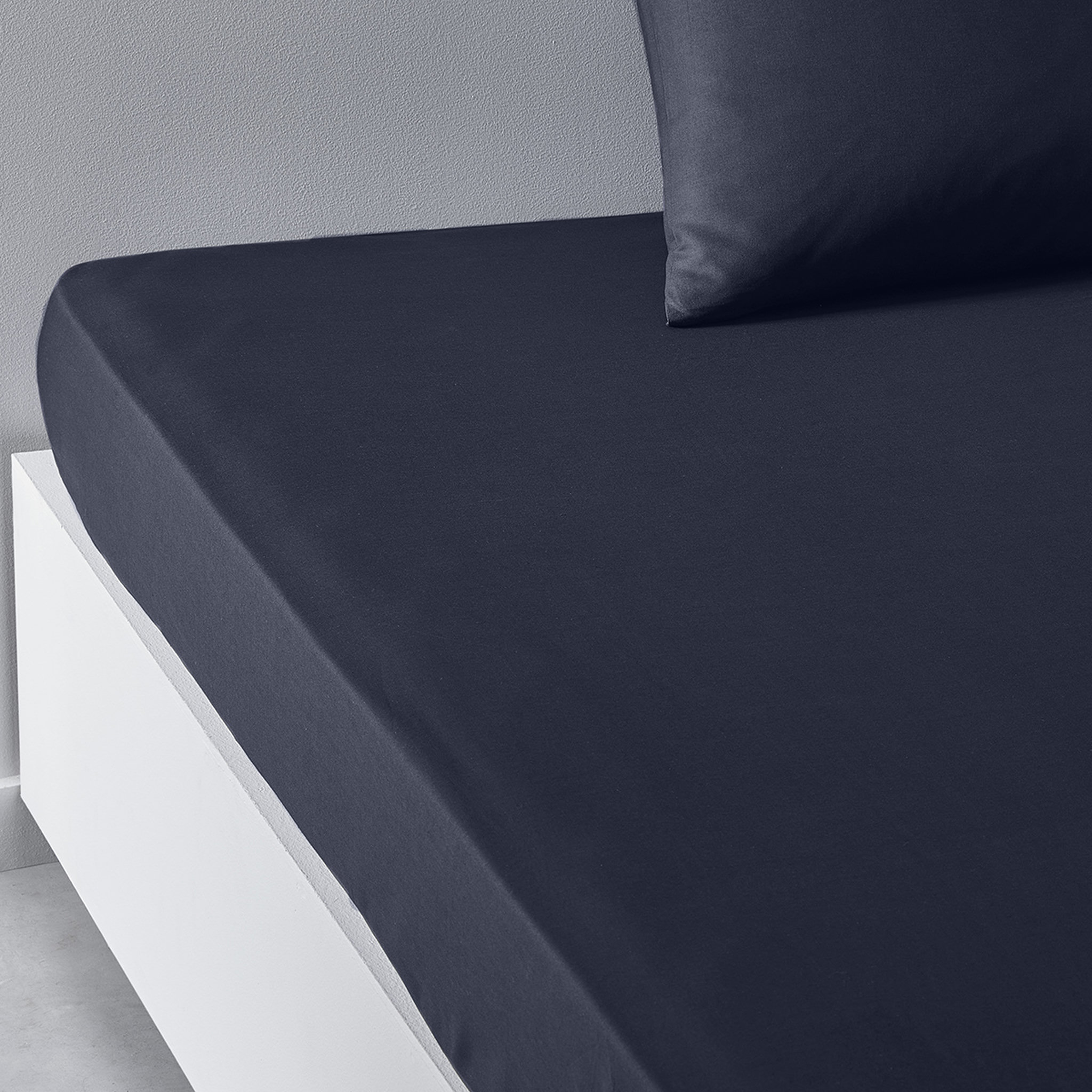 Voir la diapositive 3 : TODAY Drap housse uni en Coton 57 fils ORGANIC