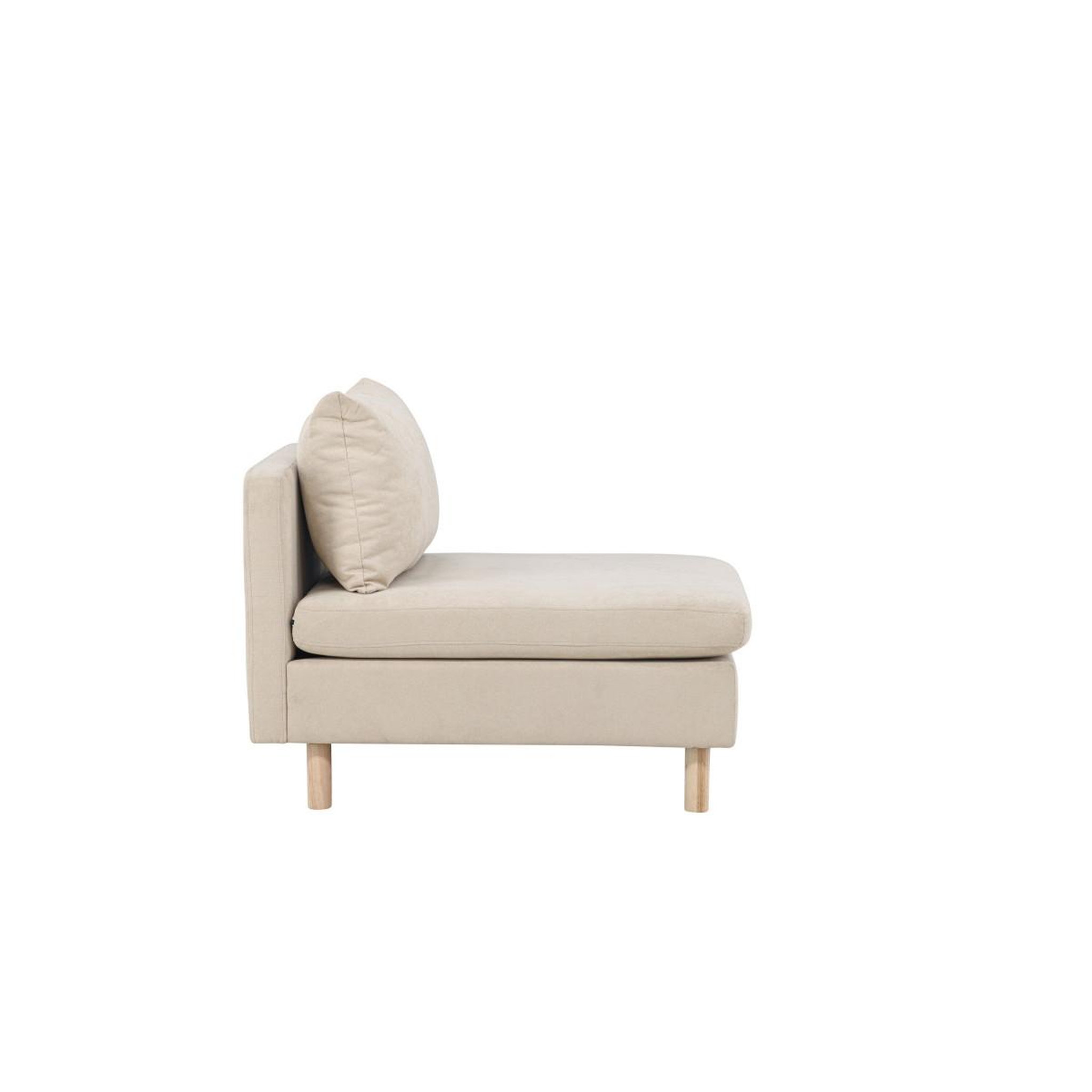 Voir la diapositive 4 : Paris Prix Module de canapé  zero  102cm beige