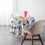 Voir la diapositive 2 : Paris Prix Nappe Ronde Antitache  Rythmo  180cm Multicolore