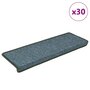 Voir la diapositive 1 : VIDAXL Tapis d'escalier 30 pcs 65x21x4 cm vert