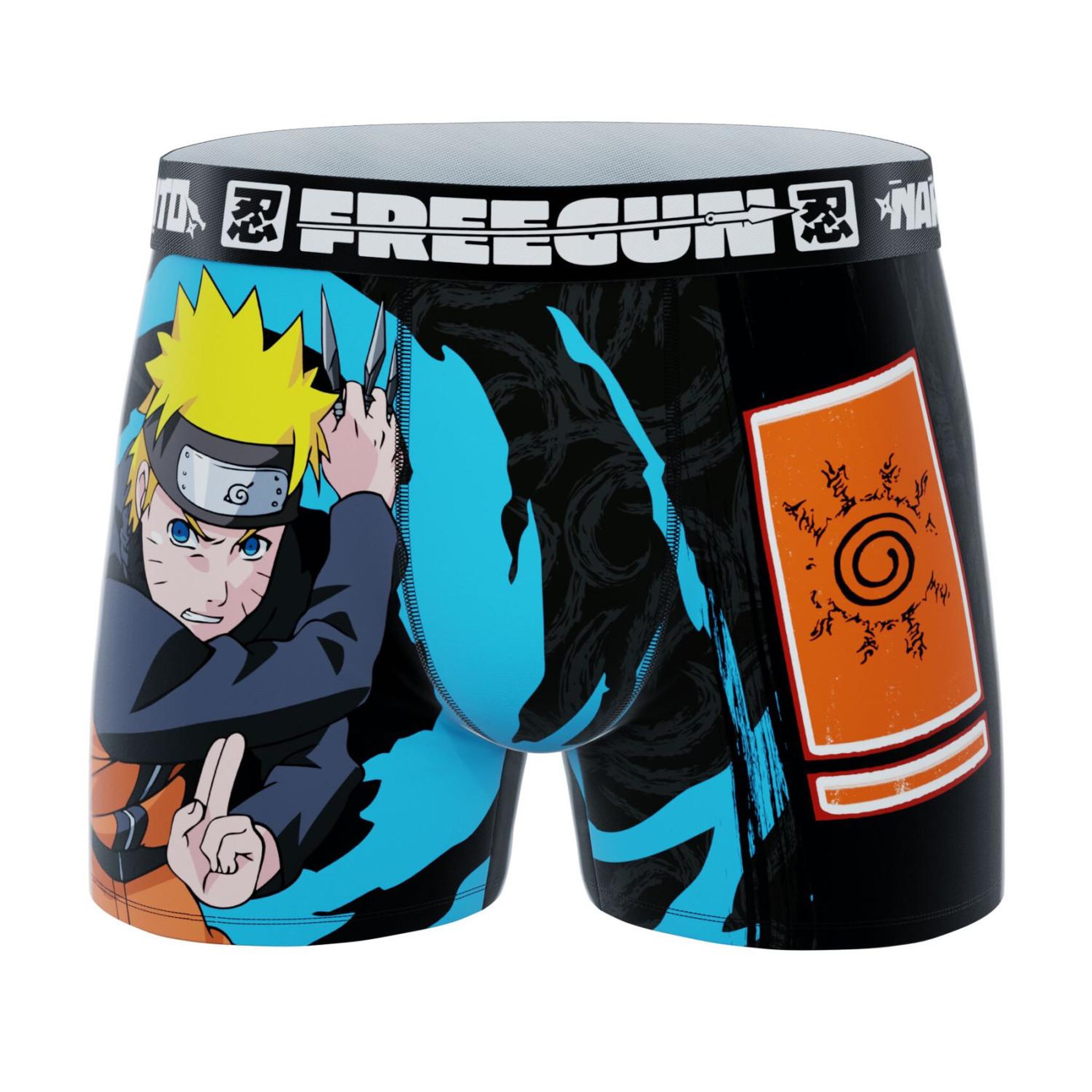 Voir la diapositive 5 : FREEGUN Lot de 3 boxers junior Naruto Shippuden