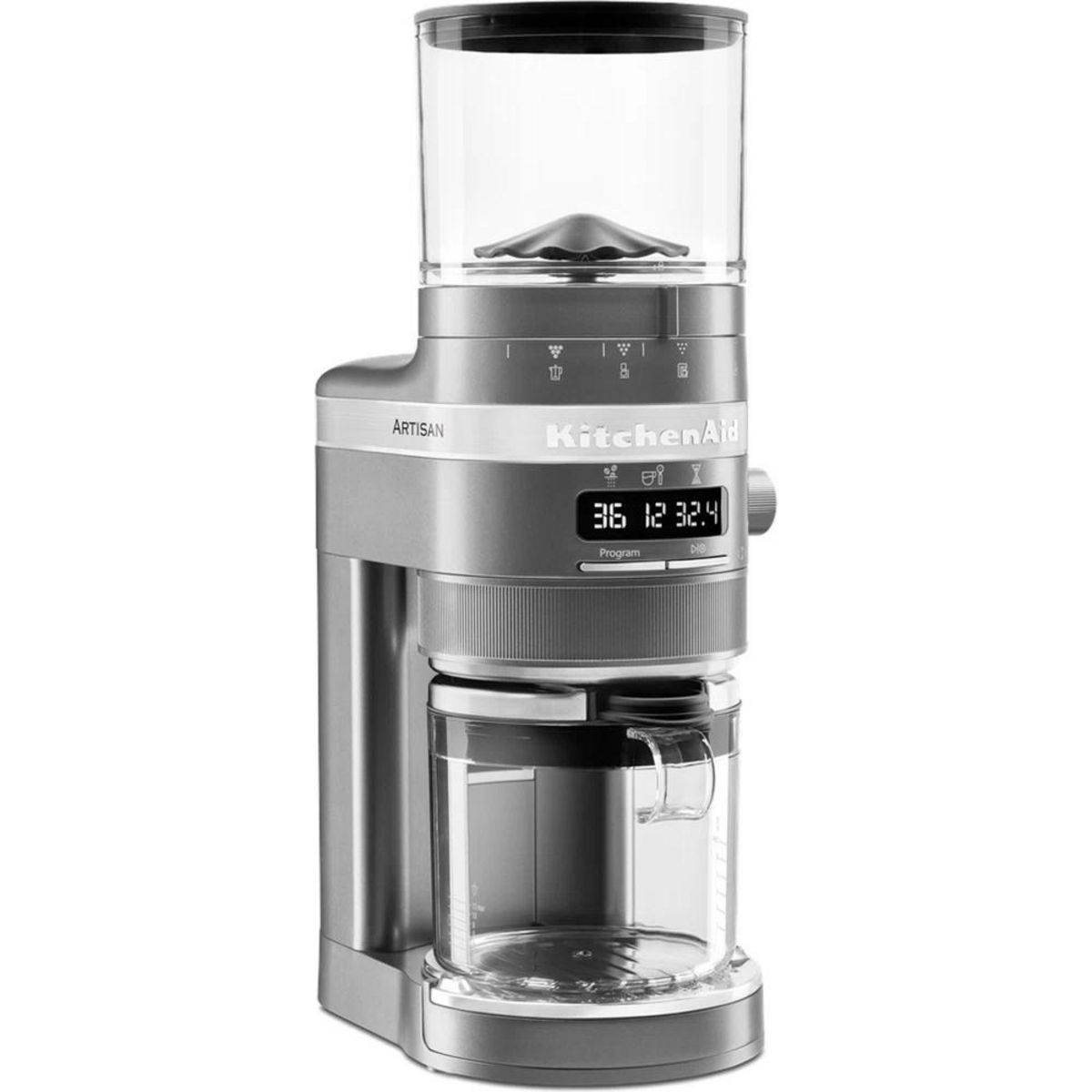 KitchenAid Moulin à café 340g 240w gris étain - 5kcg8433ems