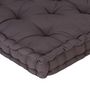 Voir la diapositive 5 : VIDAXL Coussin de plancher de palette Coton 120x80x10 cm Anthracite