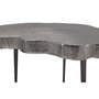 Voir la diapositive 2 : Paris Prix Table d'Appoint Design  Wood Art  65cm Argent