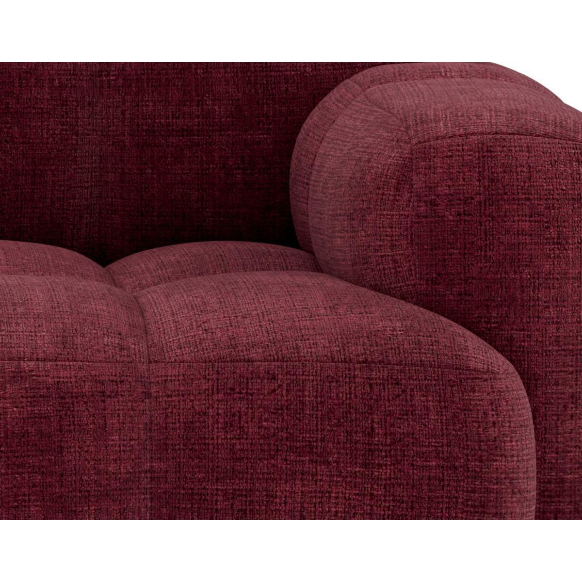 LISA DESIGN Grace - canapé modulable 2 places en velours texturé