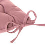 Voir la diapositive 3 : ATMOSPHERA Galette de Chaise  Loria  38x38cm Rose