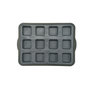 Voir la diapositive 1 : ZENKER Moule à gâteaux 12 carrés en silicone fibre de verre Zenker