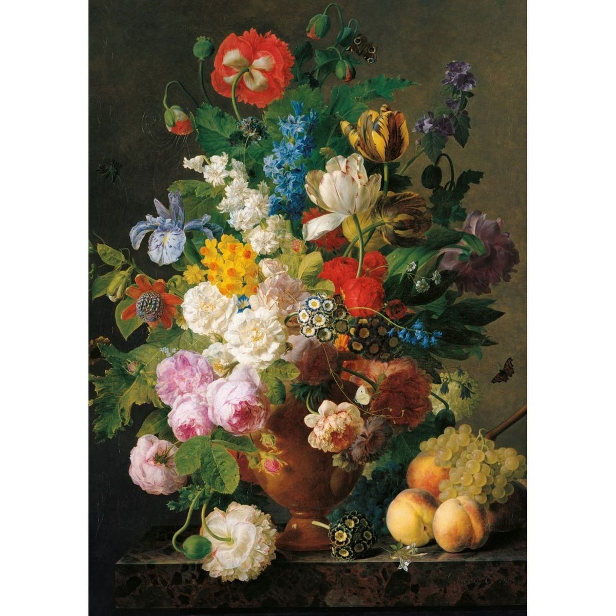 CLEMENTONI Puzzle 1000 pièces Vase de Fleurs Van Dael
