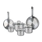 ELO Ensemble de 2 Poêles de cuisson 24 et 28 cm et 4 faitouts 12, 14, 16 et 20 cm Elo Profi Citrin