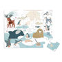 Voir la diapositive 2 : Juratoys-Janod Puzzle Tactile Enfant 20 Pieces - Animaux Polaires