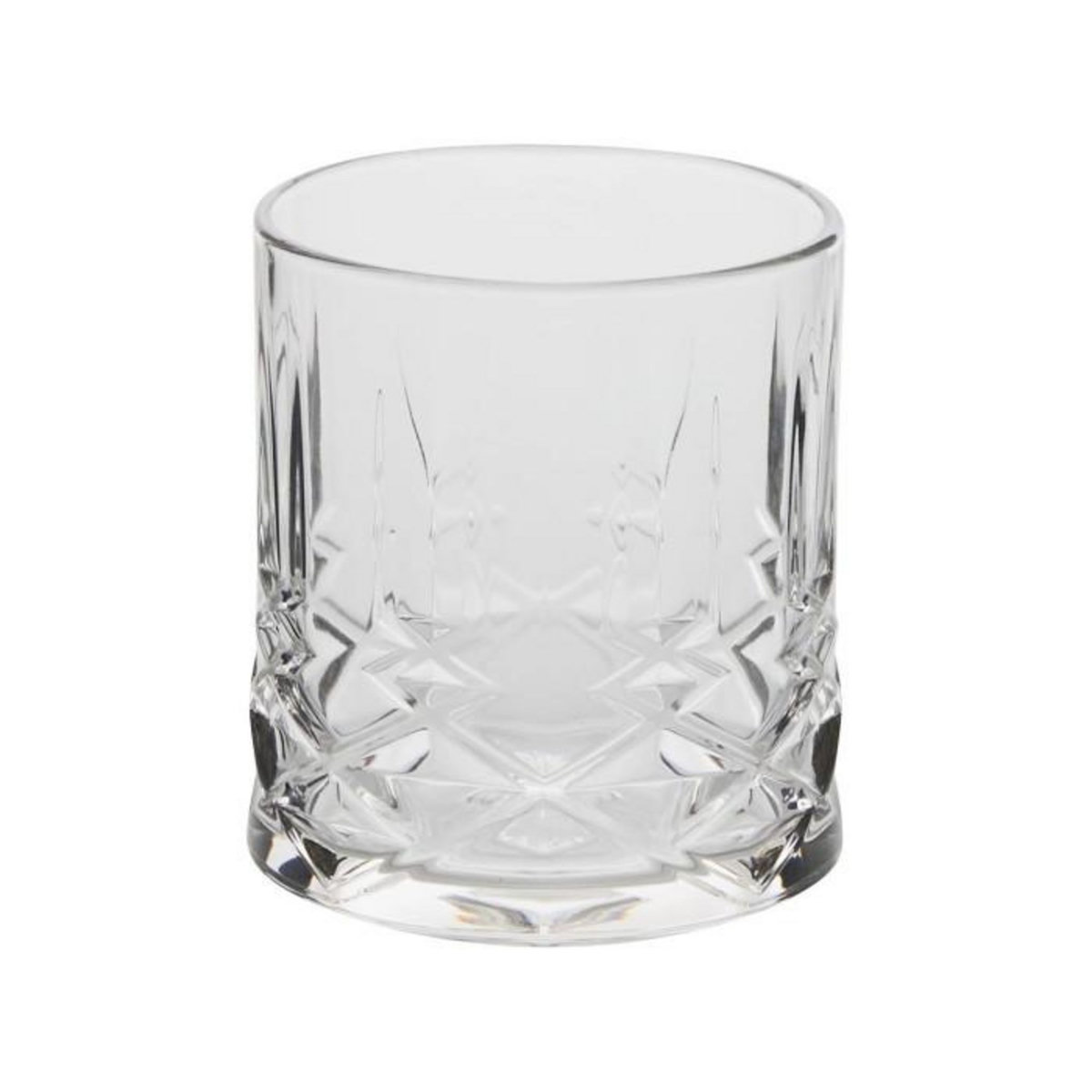 SECRET DE GOURMET Lot de 4 Verres à Cocktail Bas  Gaspard  35cl Transparent