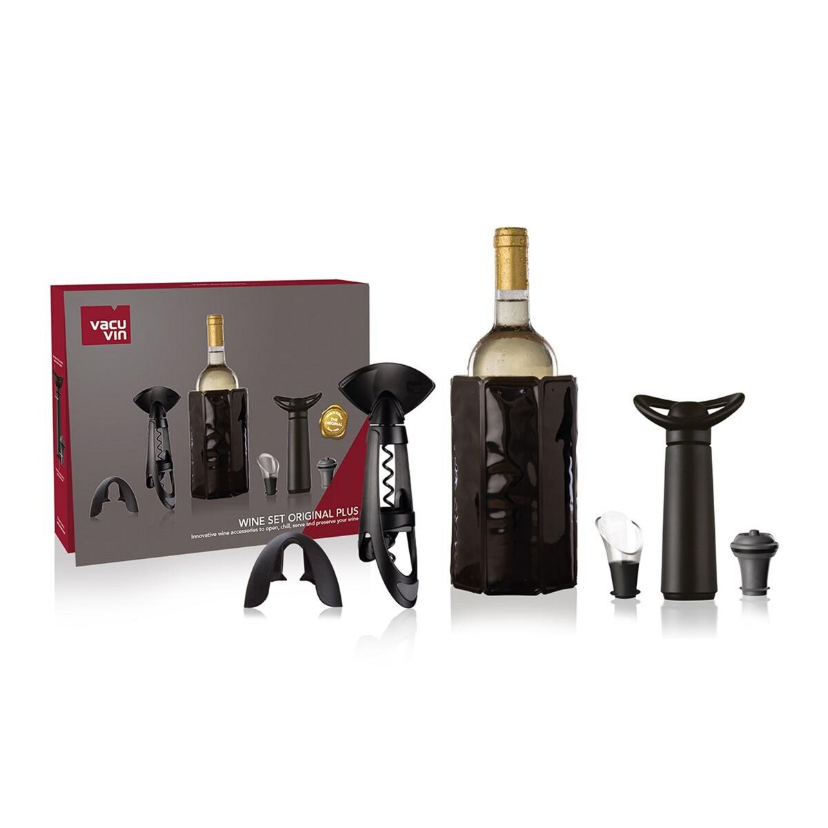 Vacu vin Coffret vin original 6 accessoires - 3890360 pas cher 